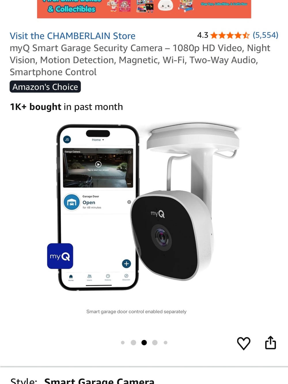 myQ Smart Camera - Picture 3 of 8
